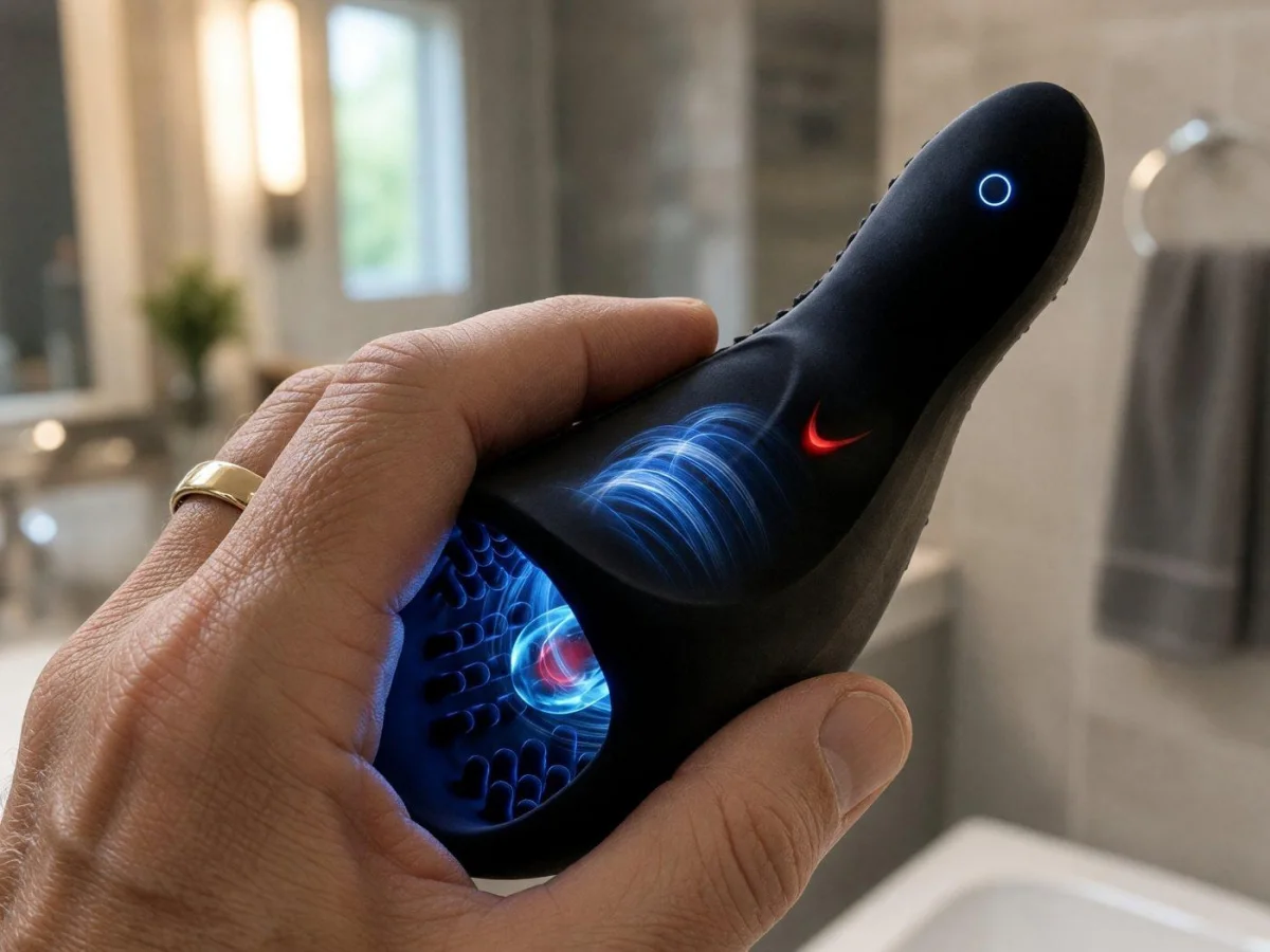 ManSculpt Wave Therapy Plus in hand